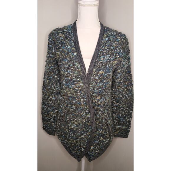 Anthopologie Moth oversized chunky knit xs sweater cardigan - Picture 1 of 10